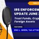 IRS Enforcement June 2022: Trust Funds, Crypto, and Foreign Assets